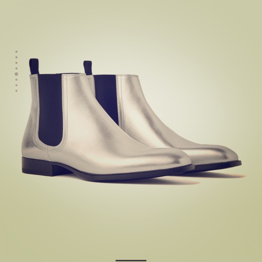 Zara Men Leather Boots size 8&9US